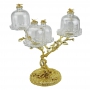 2-TIER STAND for sweets and nuts Tree with crystal vases H36 cm - photo 2