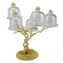 2-TIER STAND for sweets and nuts Tree with crystal vases H36 cm - photo 3