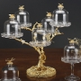 2-TIER STAND for sweets and nuts Tree with crystal vases H36 cm - photo 5
