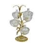 3-TIER STAND for sweets and nuts Tree branch with crystal vases H42 cm  - photo 2