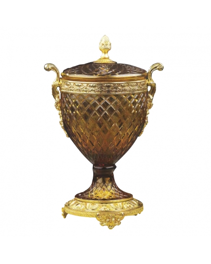 Crystal cup with lid "Carmen" 600040021-1