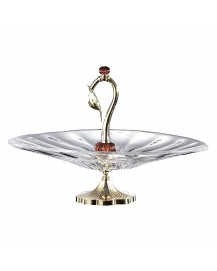 Crystal oval bowl "Duccio" 600040009-1