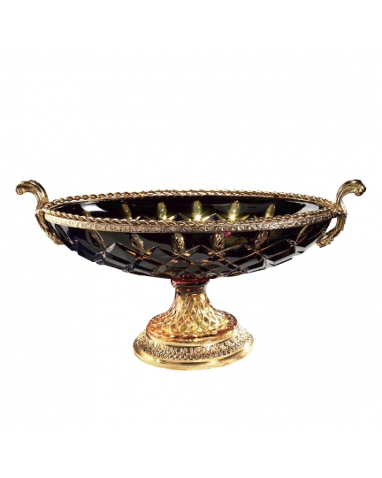 Crystal oval bowl "Tosca" 600040001-1