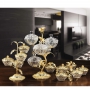 2-TIER STAND for sweets and nuts Stalk with crystal vases H31 cm - photo 4