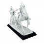 Marble statuette "Ben-Hur" Roman chariot  A.Santini 600030049 - photo 5