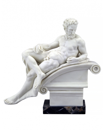 Dusk Michelangelo marble statuette 600030087-1