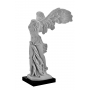 Marble statuette of NIKE OF SAMOTHRACE  (copy by A.Santini) 600030001 H37 cm - photo 2