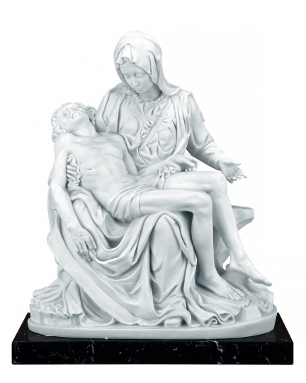 Pieta Michelangelo marble statuette 600030004-01