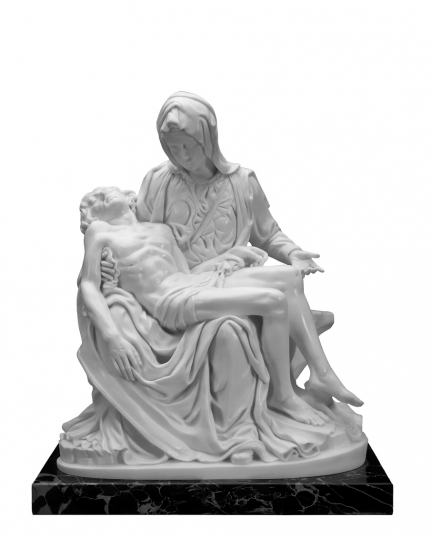 Pieta Michelangelo marble statuette 600030004-1