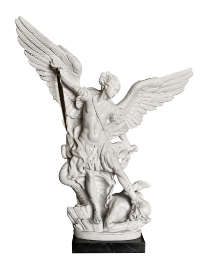 St.Michael The Archangel marble statuette 600030043-1