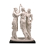 Marble sculpture of THREE GRACES  A.Santini 600030046 H40 cm - photo 4