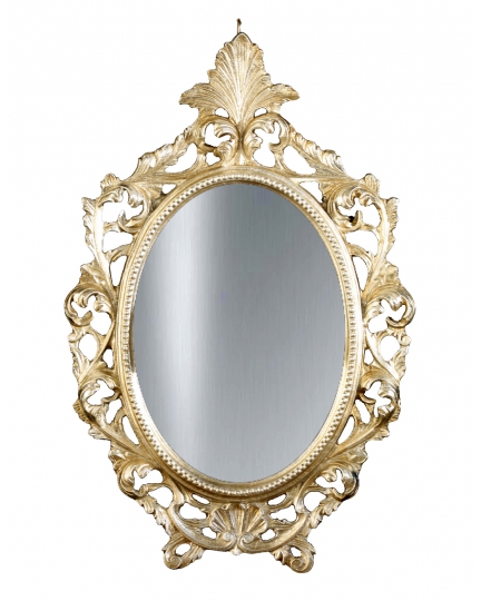 Oval mirror in a carved frame 300070021-01
