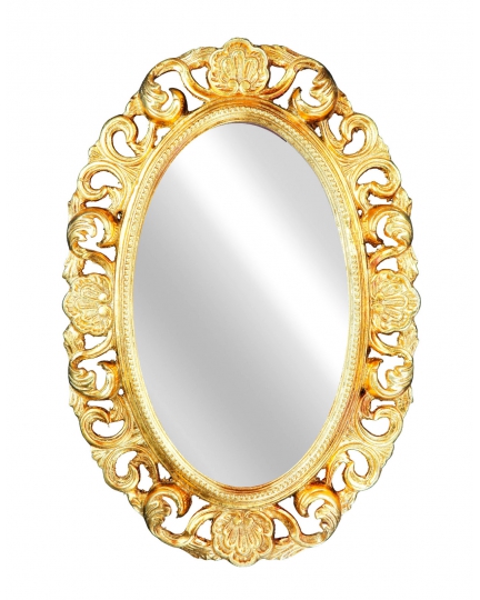 Oval mirror in a carved frame 300070027-001