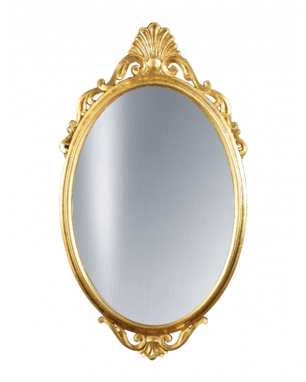 Oval mirror in a classic frame 300070029-01