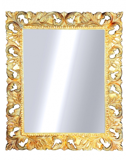 Rectangular mirror in carved frame 300070035-01