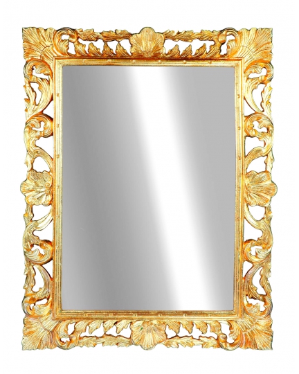 Rectangular mirror in a carved frame 300070046-001
