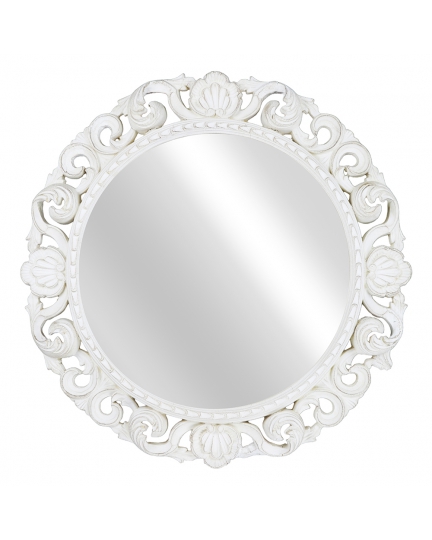 Round mirror in a carved frame 300070060-1