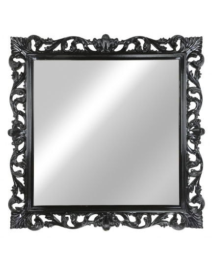 Square mirror in a carved frame 300070005-01