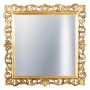 Зеркало квадратное в резной раме, 100 х 100 см - фото 2