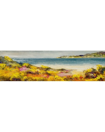 Luciano Pasquini painting "The shore and sea talk" 400131634-1