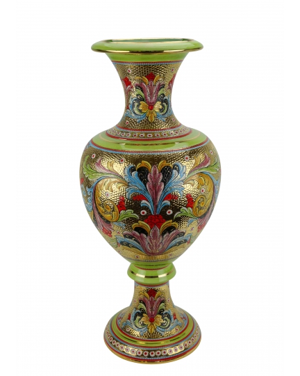 ETRUSCAN VASE in the style of Byzantine mosaics H81cm from the "Gold&Green" series