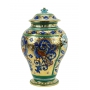 POTICHE with lid in the style of Byzantine mosaics H36cm from the "Gold&Azure" series - photo 2