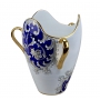 VASE with three golden-plated handles H31cm from the "Blue on White" series - photo 2